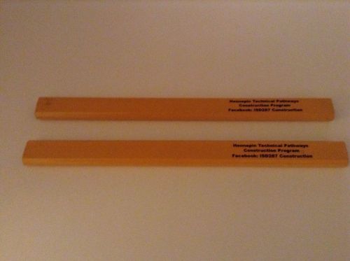 2 Unsharpened Utility Pencils