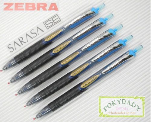 10pc Zebra Sarasa SE JJ30 roller ball pen 0.5mm LIGHT BLUE ink