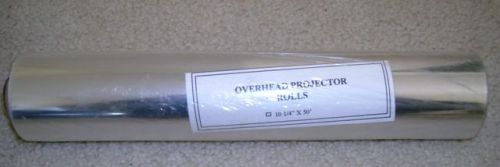 OVERHEAD PROJECTOR TRANSPARENT ROLL 10 1/4&#034; BY 50&#039;