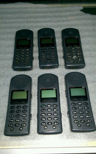AVAYA WLAN HANDSET 3626 Lot of 6 ( 5 POWER ON! ) i only Have 1 Battery AS IS