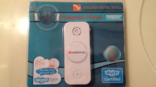 Skype Certified Perfectel Computer Phone