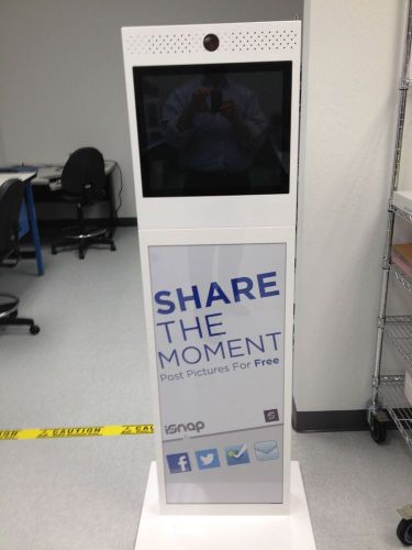 iSnap Portable Social Media Photo Booth Kiosks - New Model D