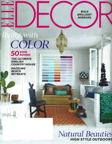 ELLE DECOR Magazine Print Subscription-1 year-10 issues per year