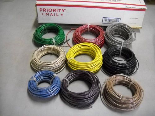 450 FEET 9 COLORS 14 AWG THHN STRANDED COPPER WIRE
