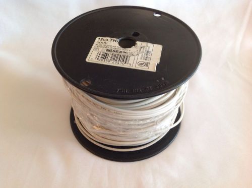 10 lb. spool of essex 12 gauge white insulated copper wire for sale