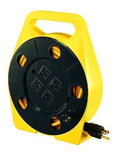 Bayco sl-755 25-foot cord reel with 4 outlets for sale