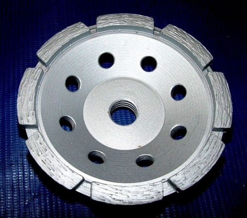 4&#034; X 5/8&#034; 11 Diamond Segment Grinding CUP Wheel Disc Grinder for concrete stone