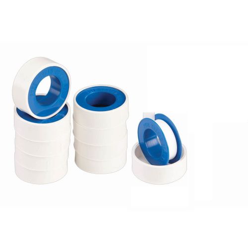 Brand new 10 rolls of ptfe teflon tape 1/2&#034; x 520&#034; pipe thread seal plumbing for sale