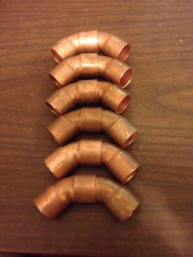 Lot Of 12 - 1/2&#034; Copper 45 - 6 Cxc, 6 Cxst Cxftg Cpr Fitting Fits 5/8 OD Pipe