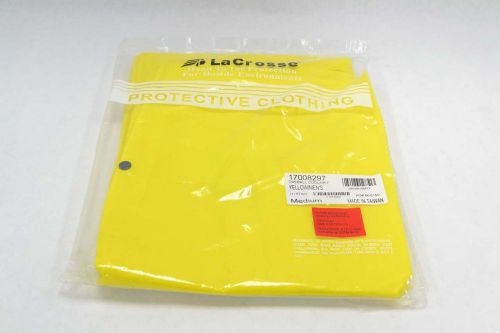 LACROSSE 17008297 YELLOW MENS MEDIUM COOLAIR OVERALL PROTECTIVE CLOTHING B350312
