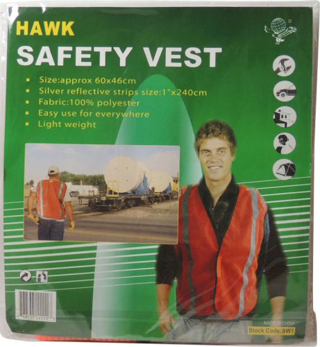 3 Hawk SAFETY VESTS Protective Gear Work Jackets Vest Bike Walk Run Exercise Job