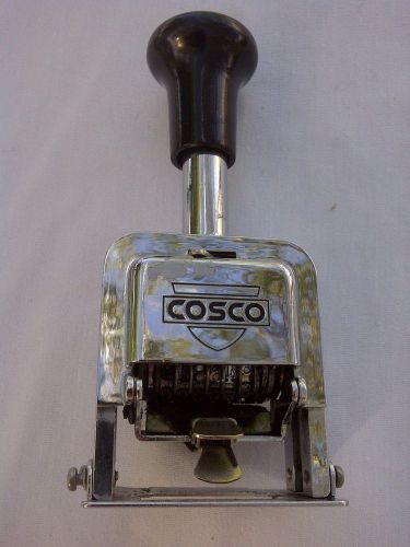 COSCO Numbering Machine Lever Movement 6 Wheels C-71