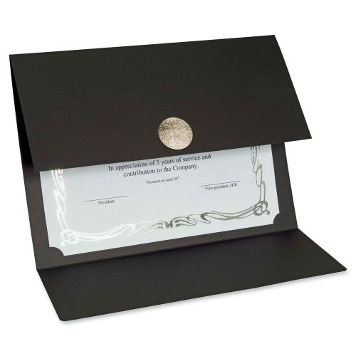 First Base Certificate Holder:12.5&#034; x 9.3&#034; - Linen - 5 / Pack - Silver
