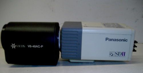 PANASONIC SDII WV-CP474 CAMERA VICON V8-48 LENS CCTV