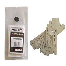 Anchor Brand Anchor Nfg-7 Weld Filletgauge Set. Sold as Each
