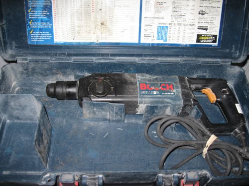 Bosch bulldog rotary hammer drill 11224vsr corded variable speed  with case for sale