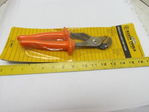 KLEIN TOOLS D502-10-INS Insulated 10&#034; Pump Pliers Slip Joint 1000V Rated