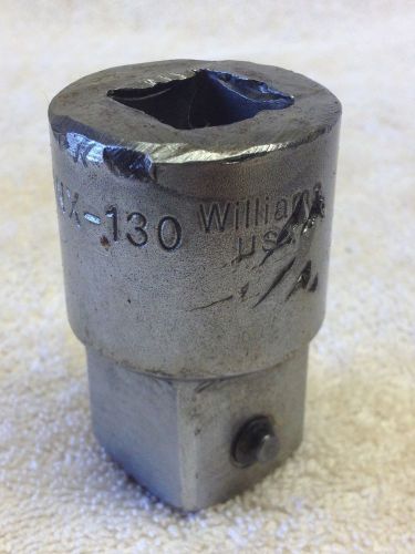 WILLIAMS 3/4&#034; F x 1&#034; M Socket ADAPTER HNX-130 USA CLEAN &amp; OILED