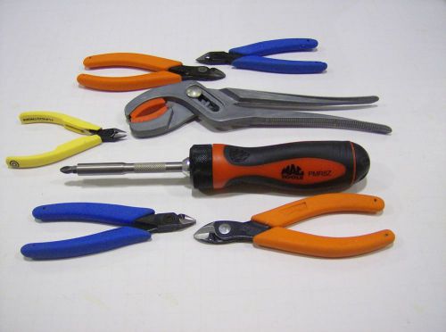 Cannon Plug Pliers Xuron Wire Cutters Lindstrom Mac Tools Ratcheting Screwdriver