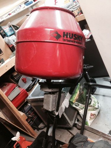 Portable Concrete Mixer (Husky, 5cu, red)