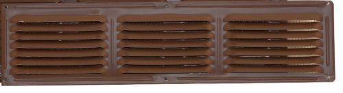 Ventamatic CX64BR 4-Inch by 16-Inch Aluminum Undereave Screened Vent  Brown