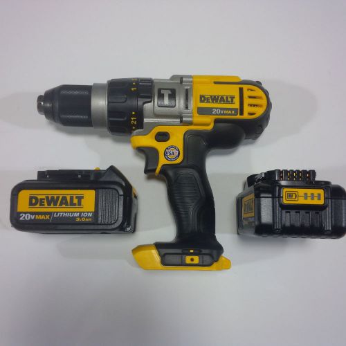 New Dewalt DCD985 20V Cordless Hammer Drill,2 DCB200 Battery Lit-ion 20 Volt MAX