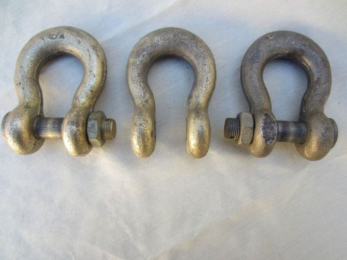 Shackles:  Used on Dillon 5,000# capacity Dynamometers