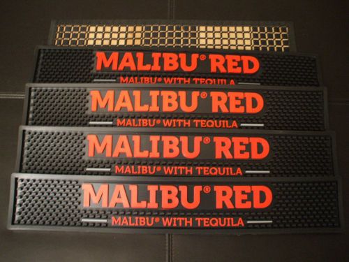 Malibu Red Bar Rail Spill Mat  Brand New