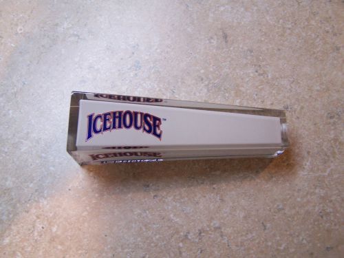 ICEHOUSE Beer Mini 4 1/2&#034; Tap Handle - Acrylic - NEW !