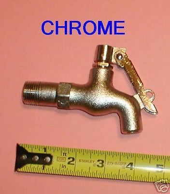 Locking Draft Faucet  Bar Spigot  Chrome 1/2 inch *NEW*