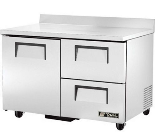 True twt-48d-2-ada worktop: solid drawered refrigerator 115v !!! for sale