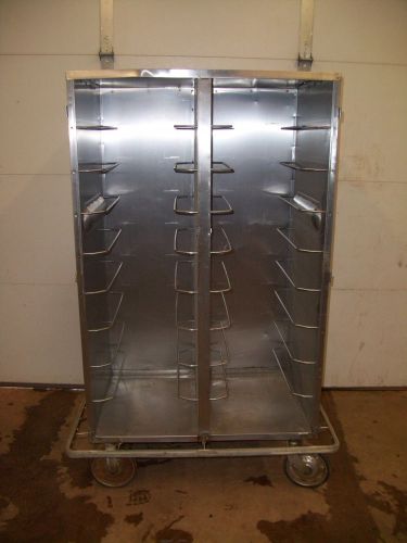 STAINLESS STEEL TRAY CART Approximately 38&#034; BY 57&#034; OUTSIDE