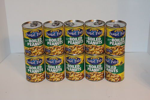 Peanut Patch Green Boiled Peanuts (10 Cans) (plain)