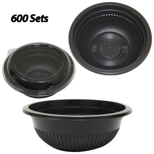 Donburi Bowls Small (600 Sets) Plastic Disposable Donburi Bowl To Go