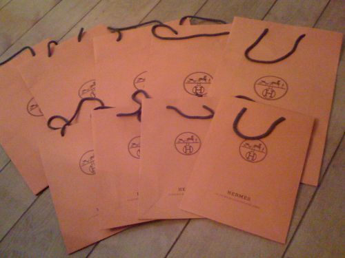 Reusable Hermes Paper Shopping Bags 9 Reusable bags Pre-owned