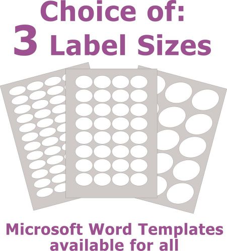 Removable low tack labels oval matt white laser inkjet stickers 5 a4 sheets for sale