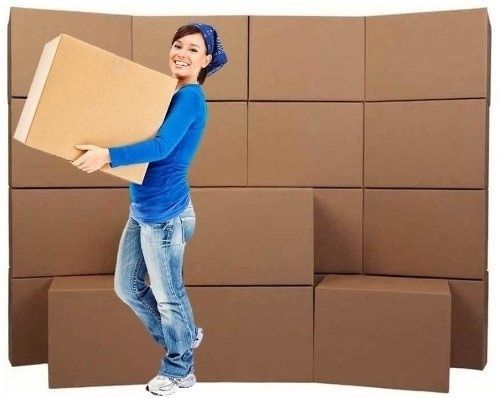 Moving Boxes - 20 Medium Moving Boxes - Free Same Day Shipping - 18x14x12 boxes