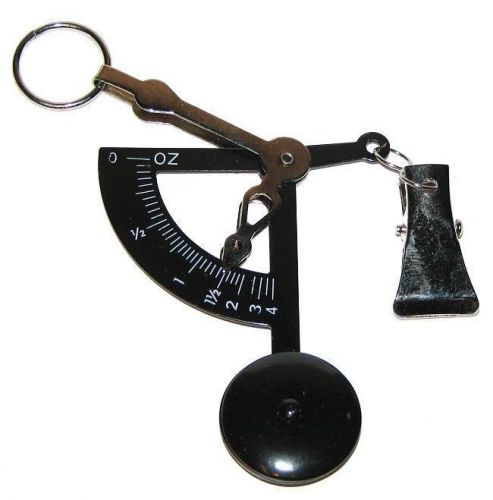Metal Hand Held Hanging Postal Scales 100 gm Capacity Case Included Black Scale
