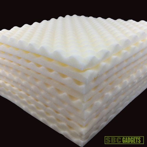 Lot of 10 Egg Crate Packing Foam 22&#034;x22&#034;x1.25&#034; New Condition Storage, Crafts etc