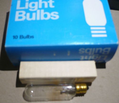 light bulbs 10 sylvania 18078-0 15t6 15 watt  in box boardunused lot 6