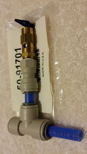 Lot of 4 pressure relief valves, 130 psi - pre-assembled w/ parker pe 3\8&#034; o.d. for sale
