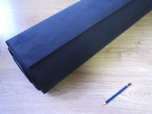 1 pcs. 2000mm x 1000mm x3mm thk RUBBER CLOSED CELL foam sponge strip sheet black