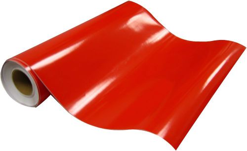 TOMATO RED ADHESIVE GLOSSY 24&#034; width x50 YD roll  VINYL vinyl cutter plotter