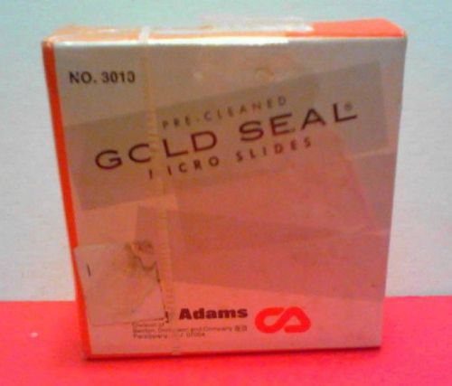 Gold Seal Micro Slides A-1450 Size 3x1&#034; Clay Adams NOS