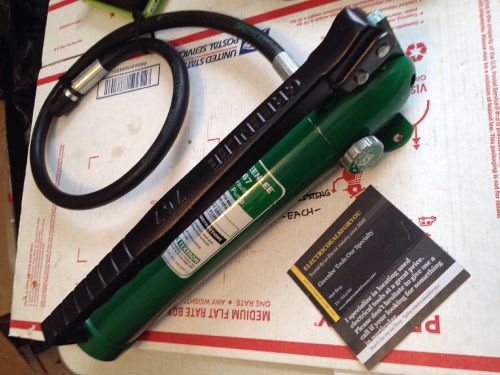 Greenlee 767 hydraulic hand pump punch driver porta-power enerpac #3313 for sale