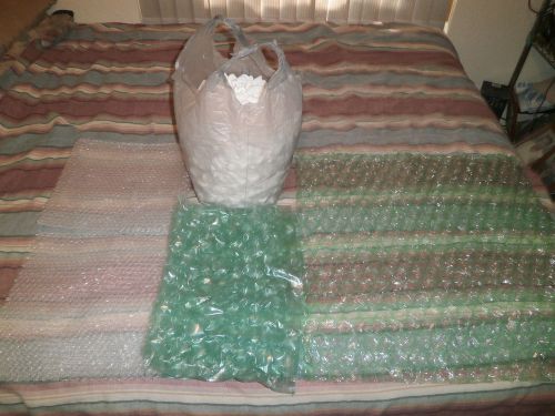 Packing peanuts/bubble wrap combo deal!!