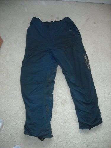 Husqvarna Pro Forest Chain Saw Leg Protective Pants CA28137-  Large, navy blue.