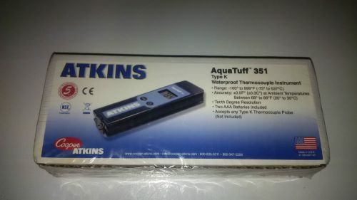 Cooper atkins aquatuff 351 waterproof thermocouple instrument for sale