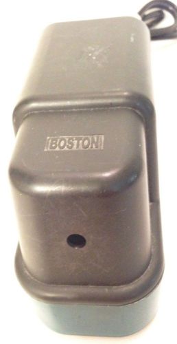 BOSTON ELECTRIC PENCIL SHARPENER MODEL 22 BLACK &amp; PERFECT