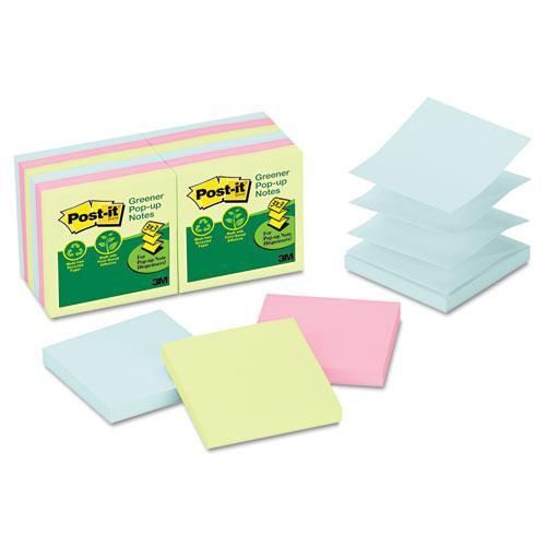 New 3m r330rp-12ap recycled pop-up notes refill, 3 x 3, sunwashed pier, 100 for sale
